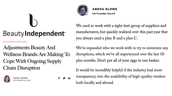Adjustments Beauty And Wellness Brands Are Making To Cope With Ongoing Supply Chain Disruption